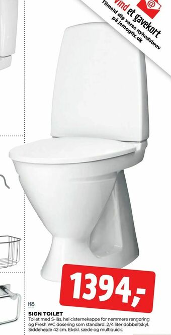 jem & fix Sign toilet tilbud