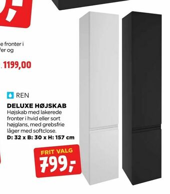 Deluxe højskab