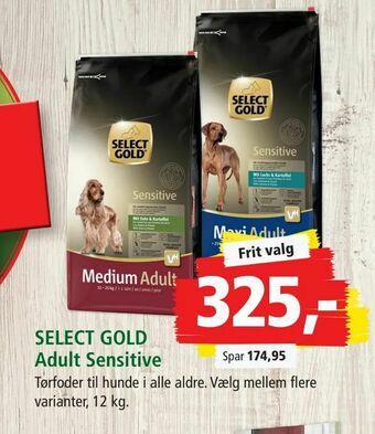 Maxi Zoo SELECT GOLD Adult Sensitive tilbud