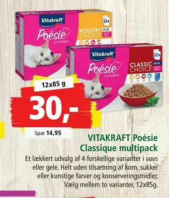 Maxi Zoo VITAKRAFT Poésie Classique multipack tilbud