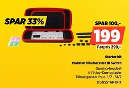 Power Starter kit Praktisk tilbehørssæt til Switch tilbud