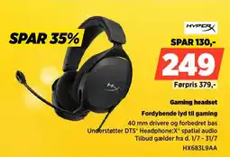 Power Hyper Gaming headset Fordybende lyd til gaming tilbud