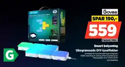 Power Govee Smart belysning Ubegrænsede DIY-lyseffekter tilbud