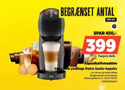 Power Kapselkaffemaskine Vælg me yndlings Dolce Gusto-kapsler tilbud