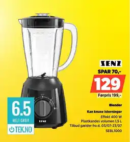 Power Senz Blender Kan knuse isterninger tilbud