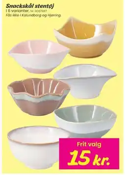 Hi five Snackskål stentøj tilbud