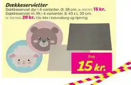 Hi five Dækkeservietter tilbud