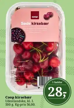 Dagli'Brugsen Søde kirsebær tilbud
