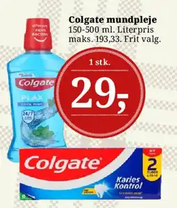 Dagli'Brugsen Colgate mundpleje tilbud