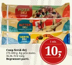 Dagli'Brugsen Coop fersk dej tilbud