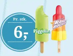 Dagli'Brugsen Small popsicles (Piggelin & rocket) tilbud