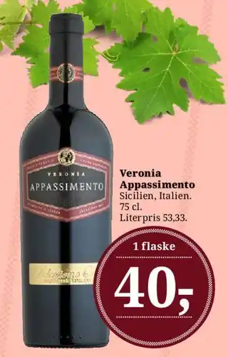 Dagli'Brugsen Veronia Appassimento tilbud