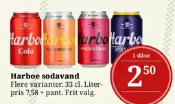 Dagli'Brugsen Harboe sodavand tilbud