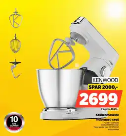 Power Kenwood Køkkenmaskine Indbygget vægt tilbud