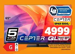 Power Cepter 65" 4K QLED Google TV tilbud