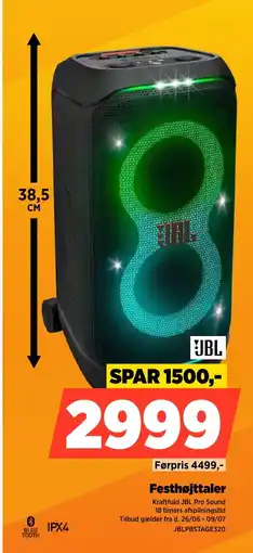 Power Jbl Festhøjttaler tilbud