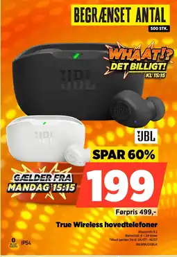 Power Jbl True Wireless hovedtelefoner SPAR 60% tilbud
