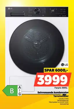 Power Lg Selvrensende kondensator Tørretumbler tilbud