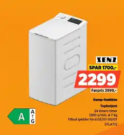 Power Senz Damp-funktion Topbetjent tilbud