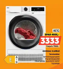 Power Aeg AutoSense & antikrøl Tørretumbler tilbud