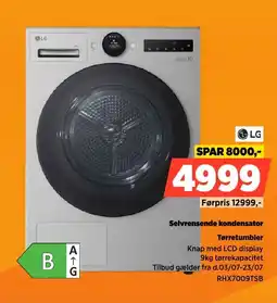 Power Lg Selvrensende kondensator Tørretumbler tilbud