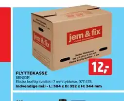 jem & fix FLYTTEKASSE tilbud