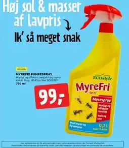 jem & fix MYREFRI PUMPESPRAY tilbud