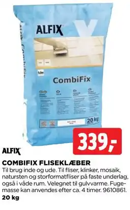 jem & fix ALFIX COMBIFIX FLISEKLÆBER tilbud