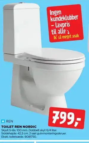 jem & fix TOILET REN NORDIC tilbud