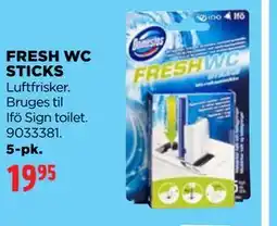 jem & fix FRESH WC STICKS tilbud