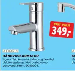 jem & fix HÅNDVASKARMATUR tilbud