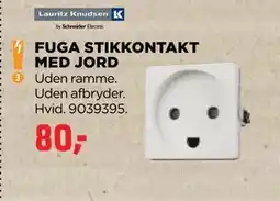 jem & fix FUGA STIKKONTAKT MED JORD tilbud