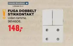jem & fix FUGA DOBBELT STIKKONTAKT tilbud