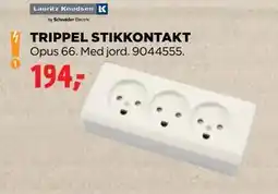 jem & fix TRIPPEL STIKKONTAKT tilbud