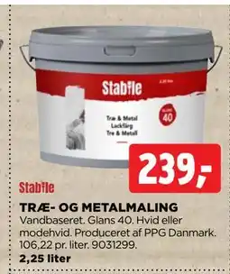 jem & fix TRÆ- OG METALMALING tilbud