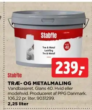 jem & fix TRÆ- OG METALMALING tilbud