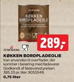KØKKEN BORDPLADEOLIE