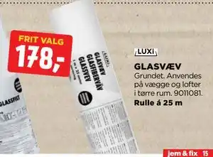 jem & fix GLASVÆV tilbud