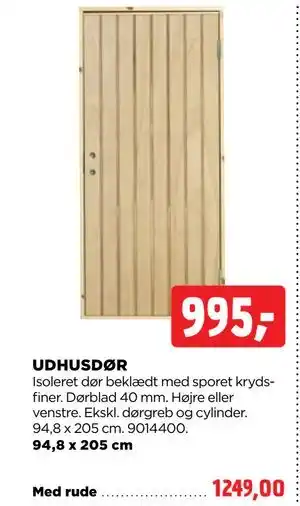jem & fix UDHUSDØR tilbud