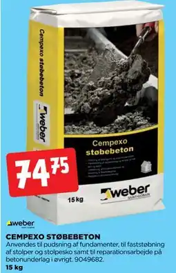 jem & fix CEMPEXO STØBEBETON tilbud