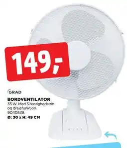 jem & fix BORDVENTILATOR tilbud