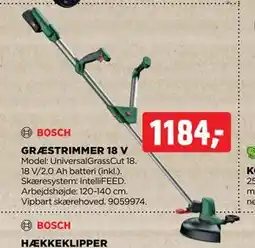 jem & fix GRÆSTRIMMER 18 V tilbud