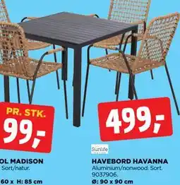 jem & fix HAVEBORD HAVANNA tilbud