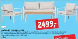 jem & fix SOFASÆT PHILADELPHIA tilbud