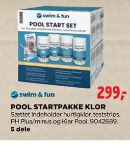 jem & fix POOL STARTPAKKE KLOR tilbud