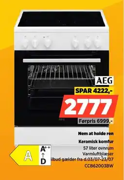 Power Aeg Nem at holde ren Keramisk komfur tilbud