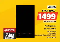 Power Point Flex kogezoner 30 cm induktion tilbud