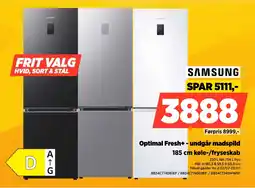 Power Samsung Optimal Fresh+ - undgår madspild 185 cm køle-/fryseskab tilbud