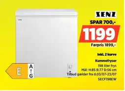 Power Senz Inkl. 2 kurve Kummefryser tilbud