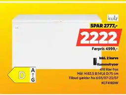 Power Kulz Inkl. 2 kurve Kummefryser tilbud